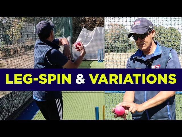 How To Bowl LEG-SPIN & Variations | GOOGLY, TOP SPINNER, FLIPPER. Bobby Malik Wrist-Spin Tips