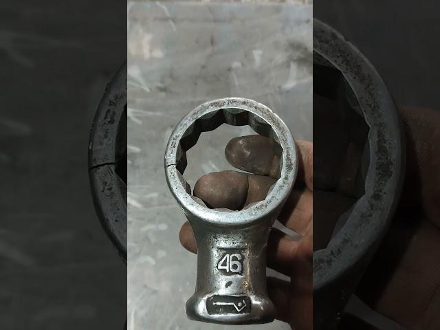Попросили заварить накидной ключ  на 46 