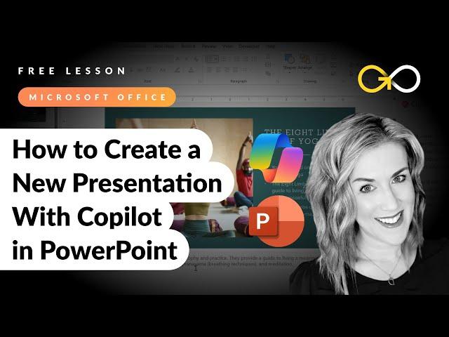 How to Create a Presentation With Copilot in PowerPoint | Copilot for Microsoft 365 Course