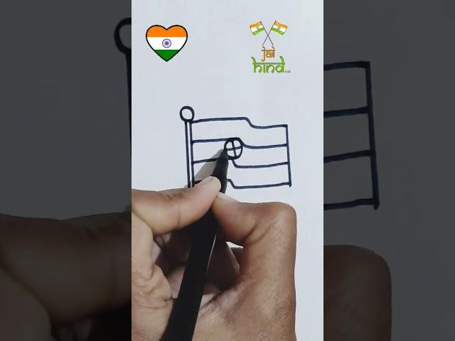 Indian Flag | Des Rangila #shorts #trending #youtubeshorts #drawing