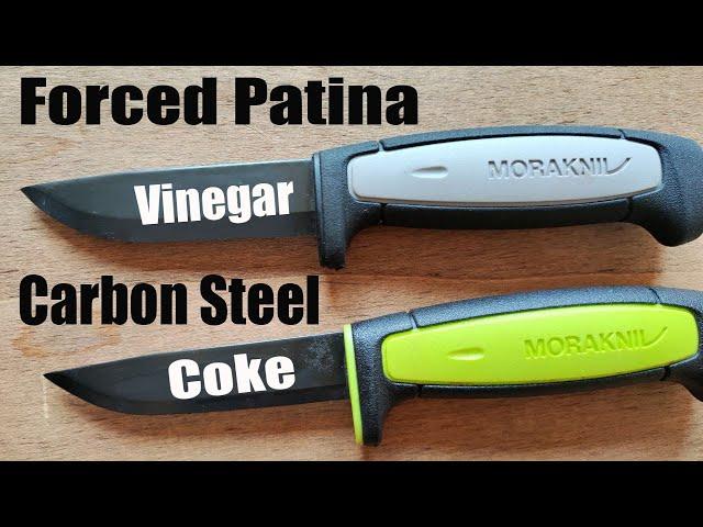 How to Force Patina on Carbon Steel Morakniv Basic 511 and Robust against oxidation