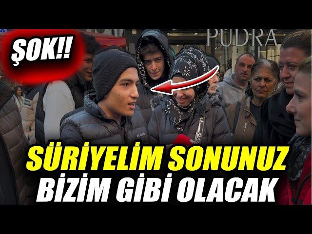 SÜRİYELİ: SONUNUZ BİZİM GİBİ OLACAK ! Sokak Röpörtajları - Haberler - Halk tv canlı - fox haber