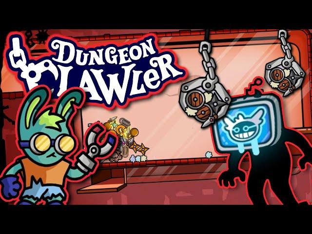 USING A MAGNET TO STEAL ALL THE PRIZES! - DUNGEON CLAWLER