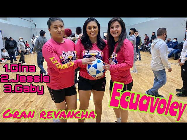 ️ ESPECTACULAR PARTIDO DE ECUAVOLEY️ | La Gran Revancha [Gina-Jessie-Gaby Vivas] VS Trio de la 6