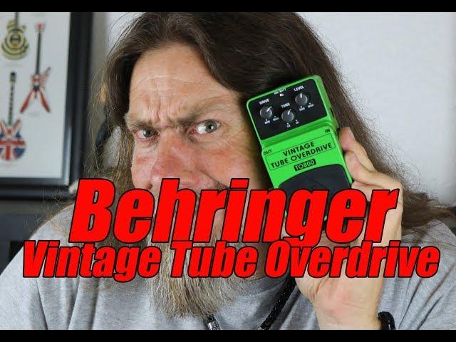 Budget Gear - Behringer TO800 Vintage Tube Overdrive