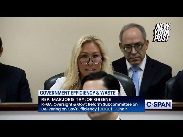 Marjorie Taylor Greene's opening statement at 1st Dept. of Government Efficiency committee hearing