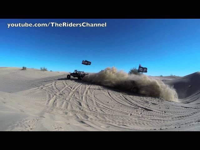 Sandrail roosts random guy in Glamis Sand Dunes