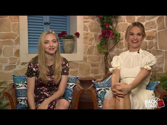 Amanda Seyfried & Lily James Sing "Dancing Queen"