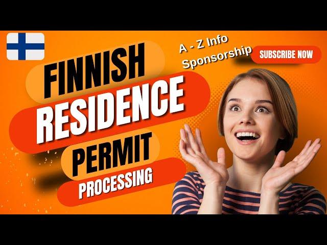 Finland Residence Permit Process 2024 | Sponsorship Details| Required Documents #studyinfinland