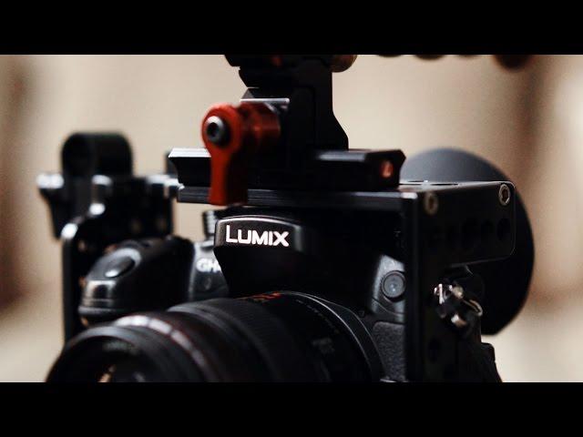 Rigging the Panasonic GH4: D|Cage, G-Cup, Atomos Power Station, Tascam DR-70D, RØDE, Zacuto & more