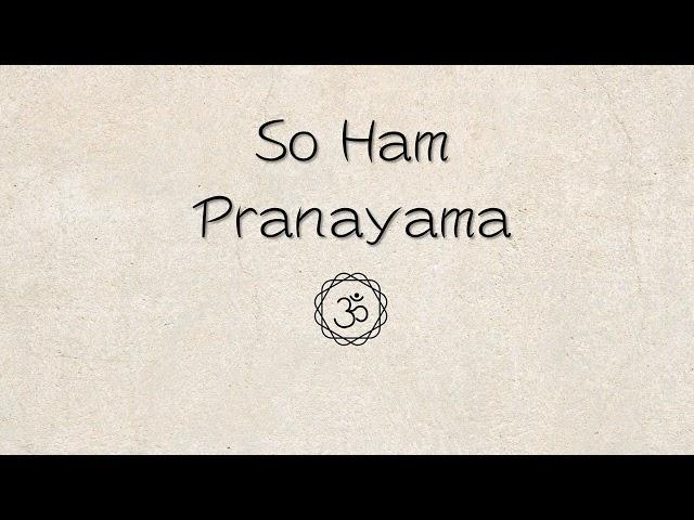 So Ham Pranayama - Spontaneous Mantra Chanting