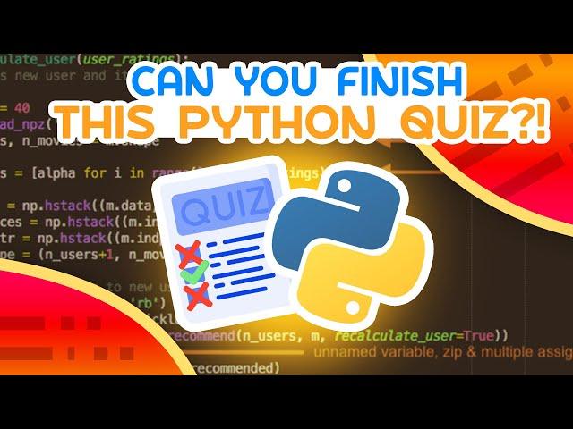 This Python Quiz Is Surprisingly Difficult...