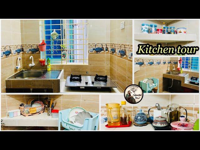 Kitchen Tour |এত ছোট রান্নাঘর কিভাবে গুছিয়ে রাখি |Bangladeshi Small Kitchen Organization Ideas 2024|