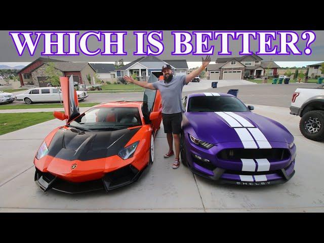 Aventador vs. Shelby: 5 Reasons a Shelby GT350 is better & Ceramic Coating Time!