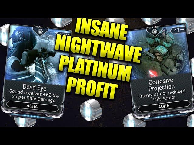 GET SO MUCH PLATINUM FOR FREE! FARM AND SELL NIGHTWAVE MODS TODAY!