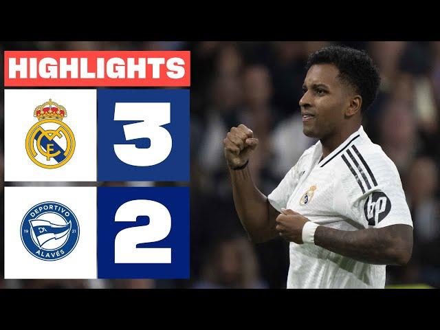 REAL MADRID 3 - 2 DEPORTIVO ALAVÉS | HIGHLIGHTS LALIGA EA SPORTS