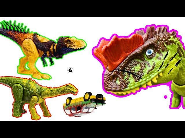 Amazing Jurassic World Dinosaurs | T-REX , Velociraptor, Spinosaurus, Indoraptor, Megaraptor & More!