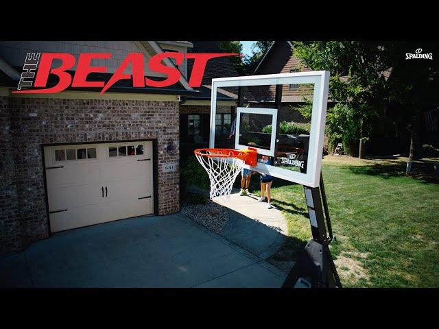 Spalding The Beast 60" Portable Basketball Hoop | Your Home Court Advantage