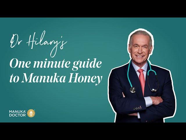 Dr Hilary Jones: One Minute Guide to Manuka Honey