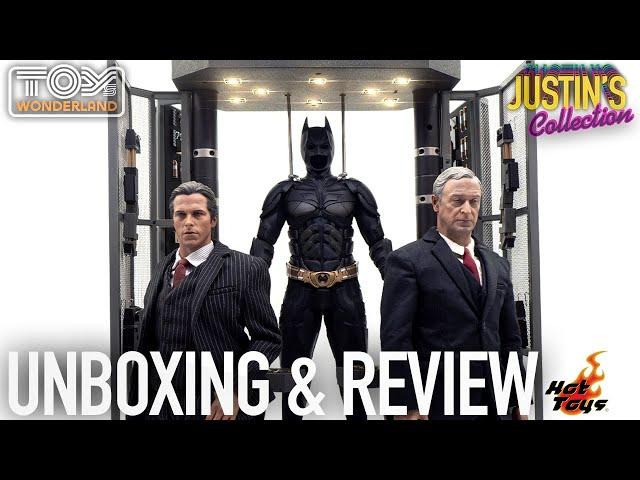 Hot Toys Batman Armory with Bruce Wayne & Alfred Pennyworth The Dark Knight Unboxing & Review