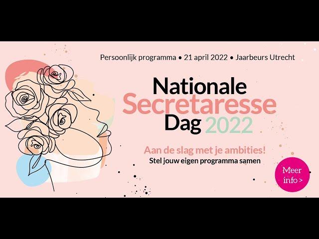 Sfeerimpressie Nationale Secretaresse Dag 2022