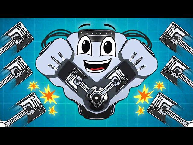 How Does YOUR Car's Engine Work?! | The Car Engine Song | KLT