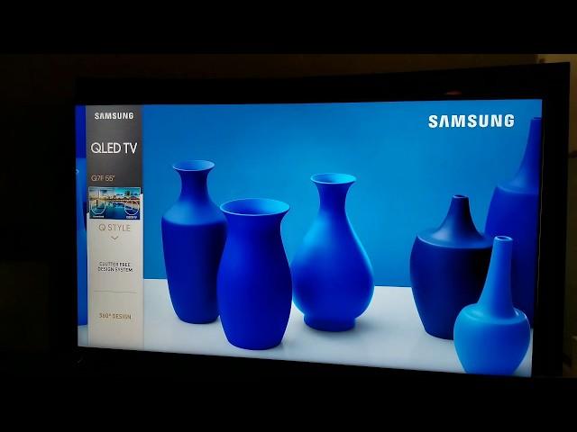 Samsung Q7 QLED 4k TV Demo Mode Must Watch For a first look of Pure Beauty WOW!