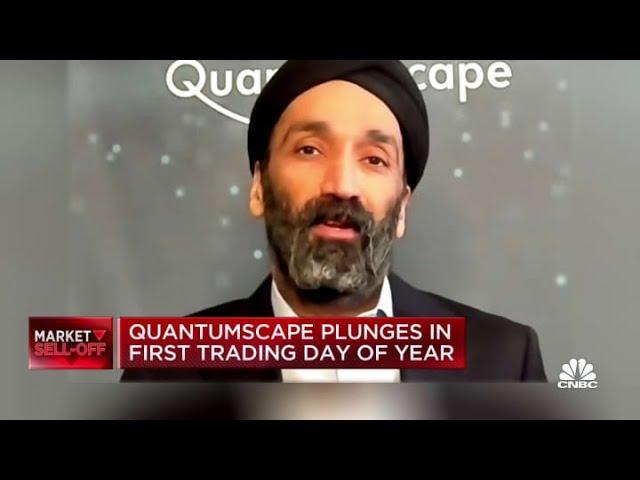 Quantumscape CEO on why shares have plunged more than 40%