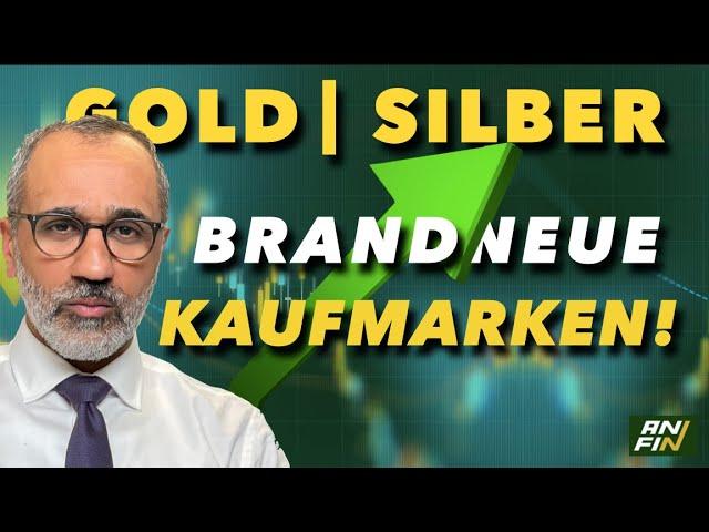 Gold-, Silber-Aktien: Brandneue Kaufmarken!