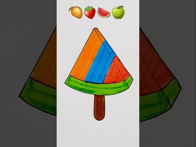 Satisfying Creative Drawing #shorts #youtubeshorts #coloring