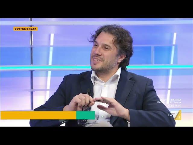 Francesco Silvestri ospite a "Coffee Break" La7 22/10/2024