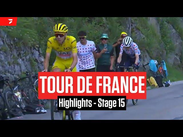 Tour de France 2024 Stage 15 Highlights