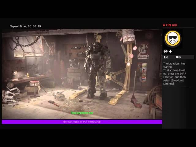 Fallout 4 Livestream! Cybertor