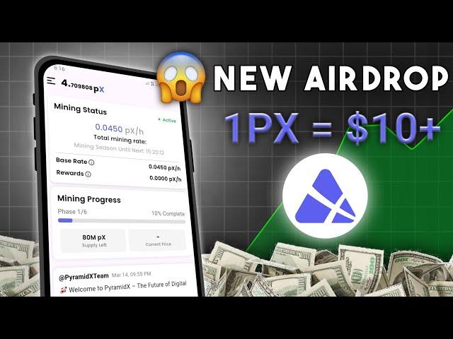 Earn Free Crypto with PX Network Airdrop | Make Money Online Fast!