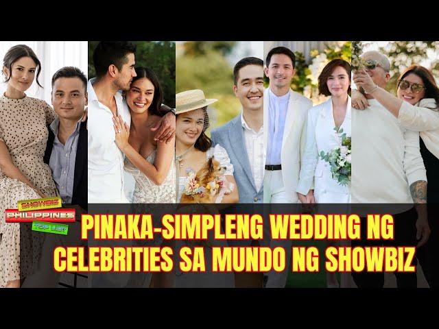 PINAKA-SIMPLENG WEDDING ng Celebrities sa Mundo ng Showbiz