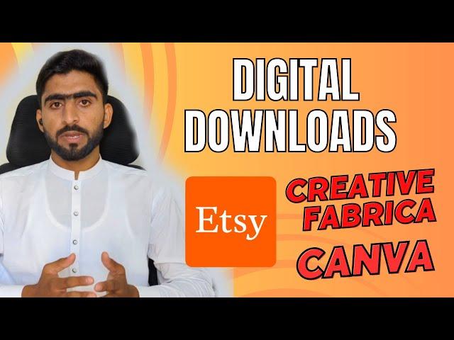 Digital Downloads for ETSY 1000+ downloads easy to access | saad ali jan | #canva #creativefabrica