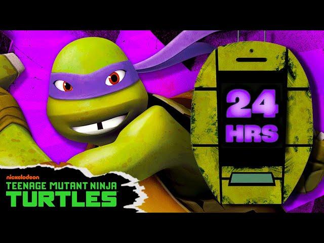 24 Hours with DONATELLO 🟣 | Hour by Hour | Teenage Mutant Ninja Turtles