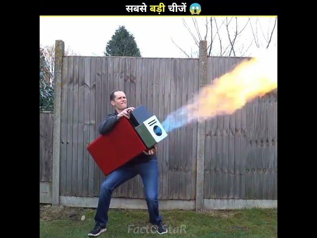 दुनिया कि सबसे बड़ी चीजें | World's Biggest Things #shorts