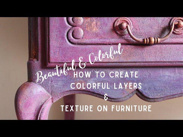 How To Layer Gold Leafing and Paint | Create beautiful layers of gold leaf on furniture