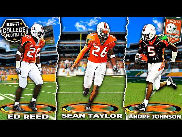 2001 Miami Hurricanes, But Its NCAA Football 23!