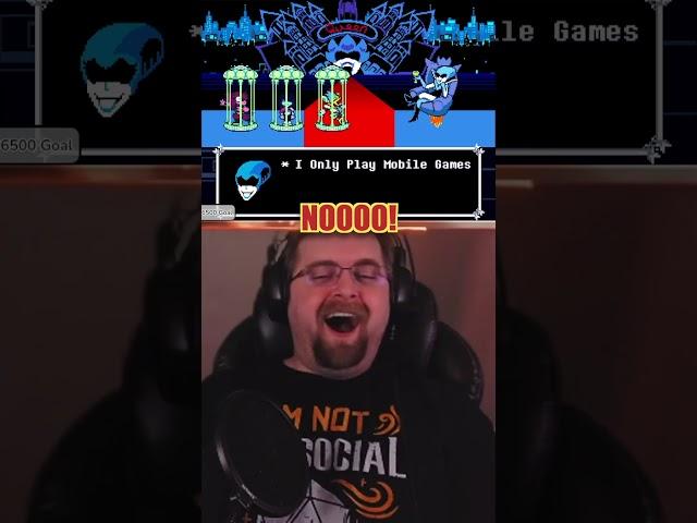 "I OnLY pLAy MObile GAmEs"   #gaming #deltarune  #helpmemakethismakesense #shorts