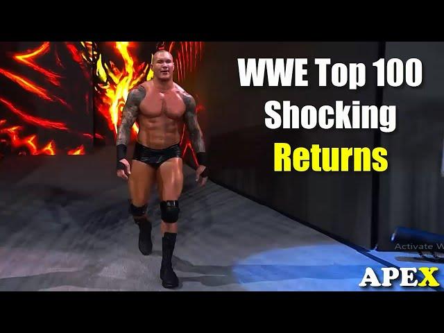 WWE Top 100 Shocking Returns in History