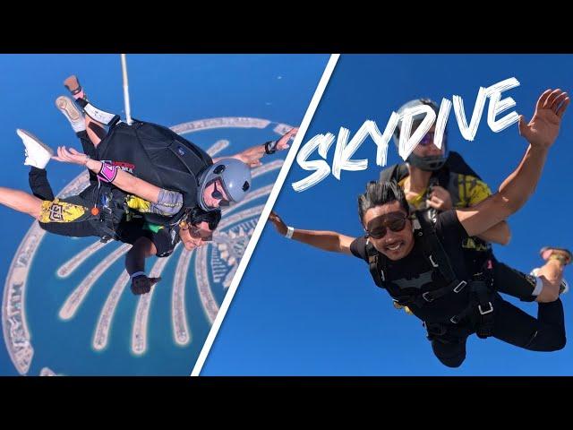 Skydive Dubai | Complete UAE Travel Vlog & Itinerary | First International Trip Dubai 2024