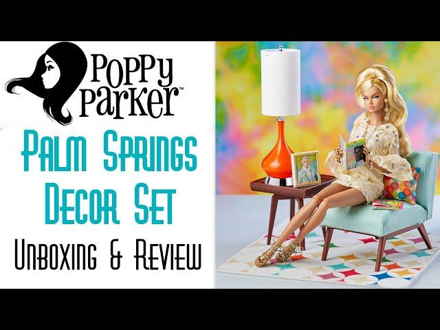 POPPY PARKER PALM SPRINGS DECOR FURNITURE SET  EDMOND'S COLLECTIBLE WORLD  UNBOXING & REVIEW
