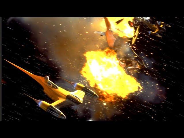 Battle of Naboo Starfighter Scenes [4K HDR] - Star Wars: The Phantom Menace