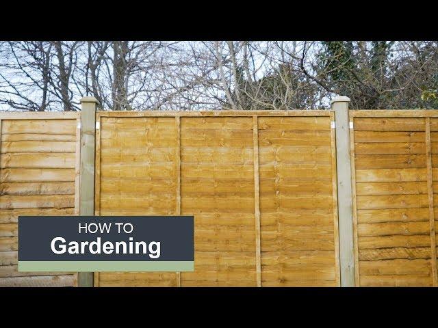 How to install a fence with Wickes