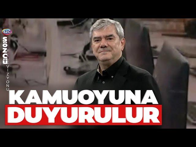 Kamuoyuna Duyurulur! SÖZCÜ Gazetesi'nden Yılmaz Özdil'in Ayrılığına İlişkin Açıklama