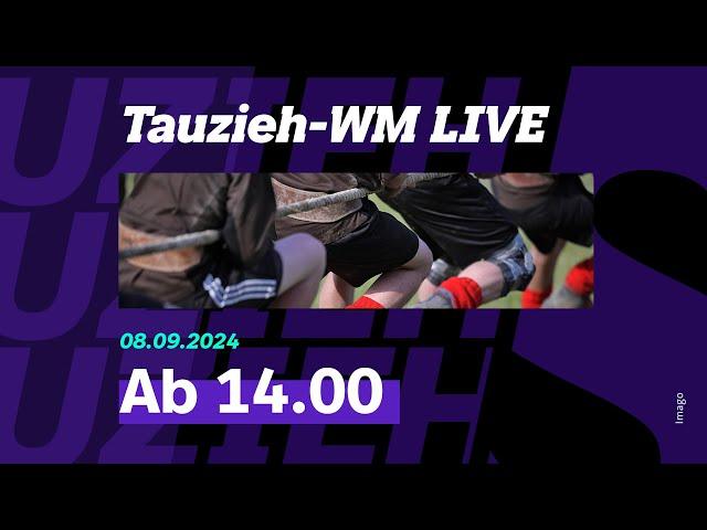 Die Tauzieh-WM in Mannheim, Nachmittagssession am 8. September (Re-Live) | SWR Sport