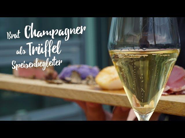 Brut Champagner als Trüffel Speisenbegleiter