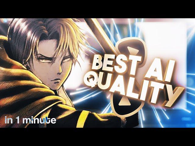 BEST AMV Quality in 1 minute using AI (Tutorial)